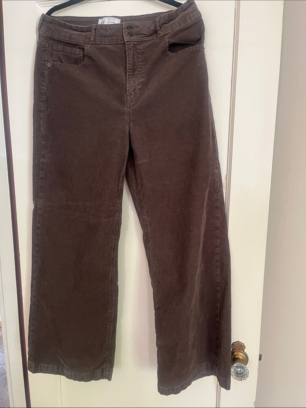 GAP Brown Corduroy High Stride Pants